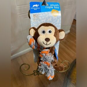- - Brand New Animal Planet Interactive 12” Dog Toy With Squeaker Monkey